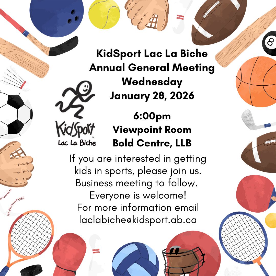 KidSport AGM Jan 28, 2026.