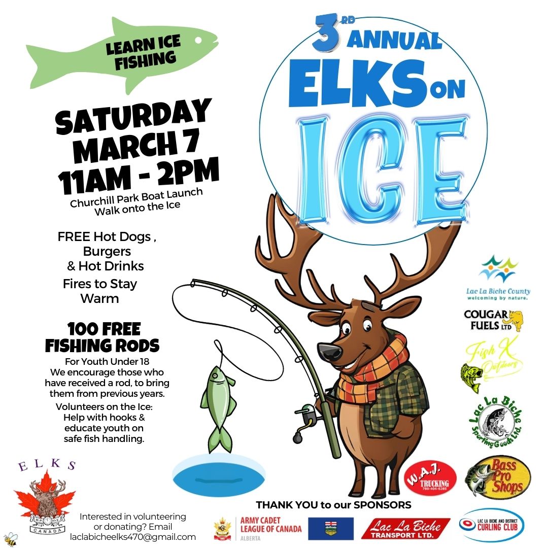 Elks On Ice March 7, 2026 Sir Winston Churchill Park.