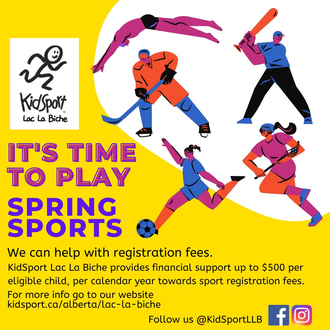 KidSport time for Spring Sport registration.