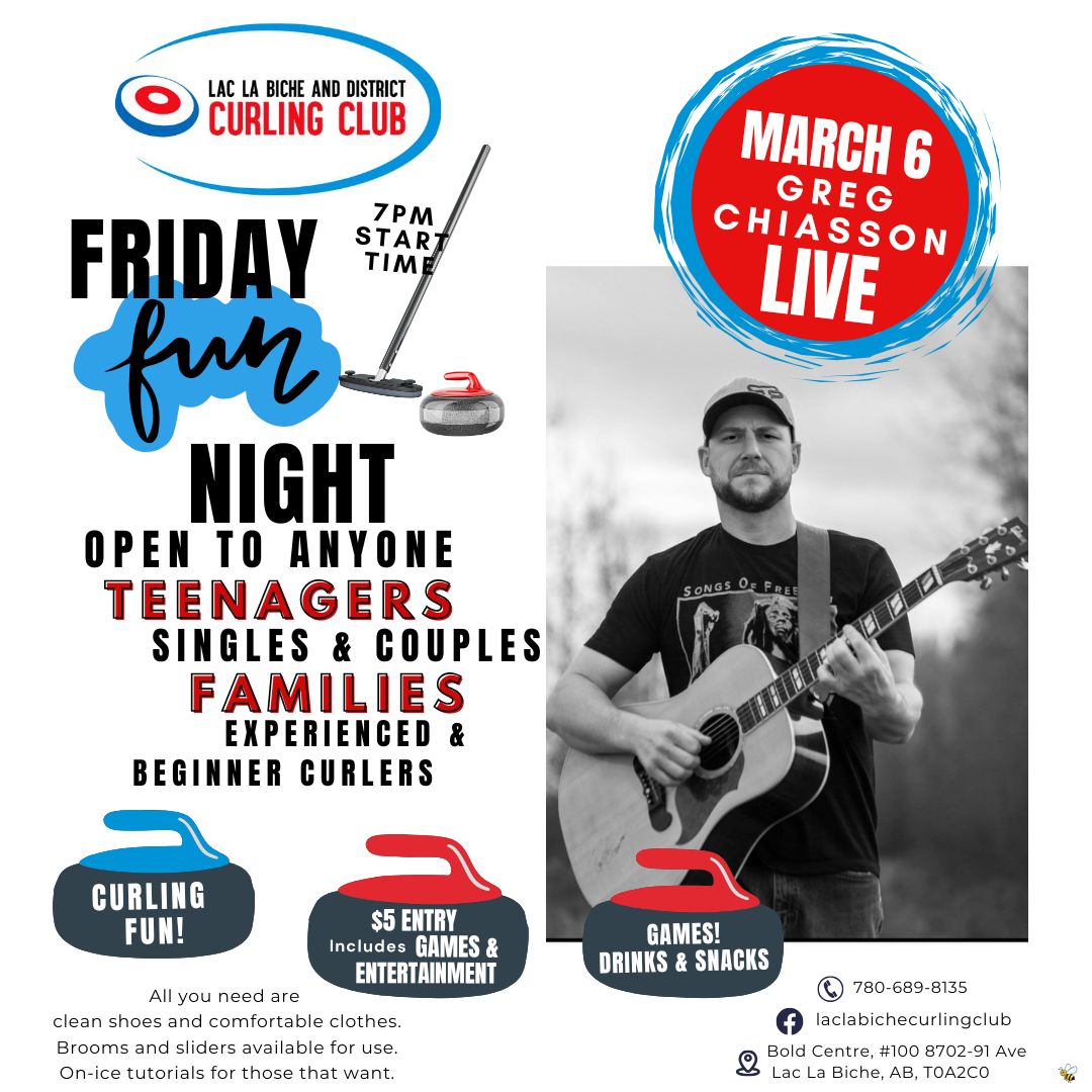 LLB Curling March 6 Fun Friday.