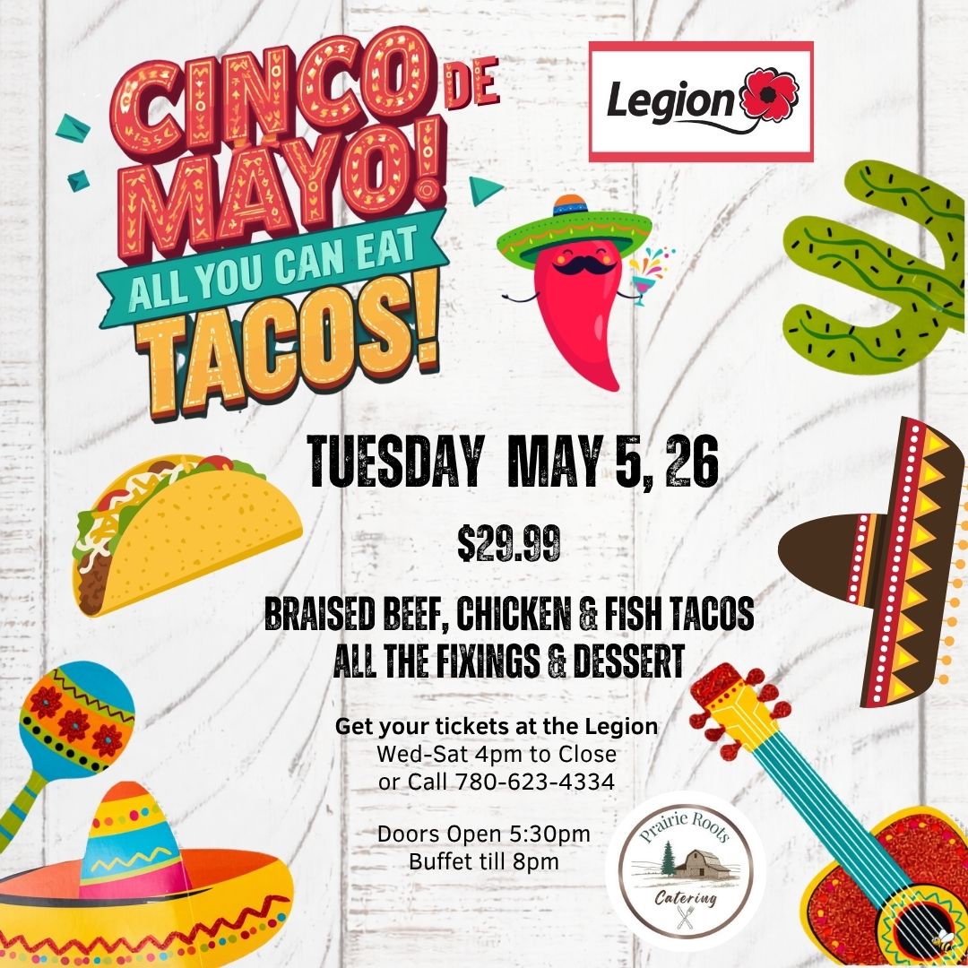 Legion Cinco de Mayo May 5, 2026.