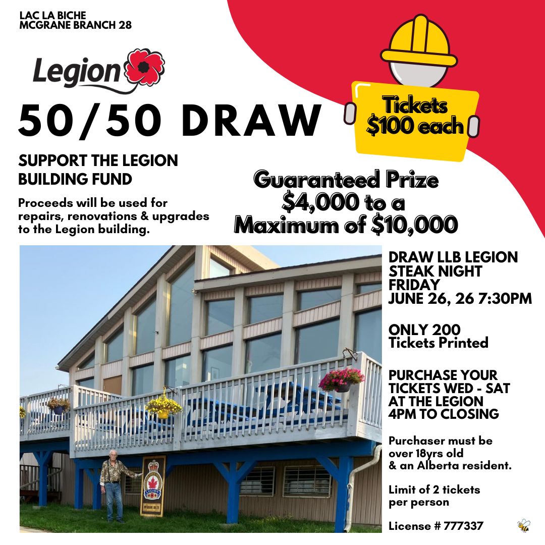 Legion Raffle June 2026.