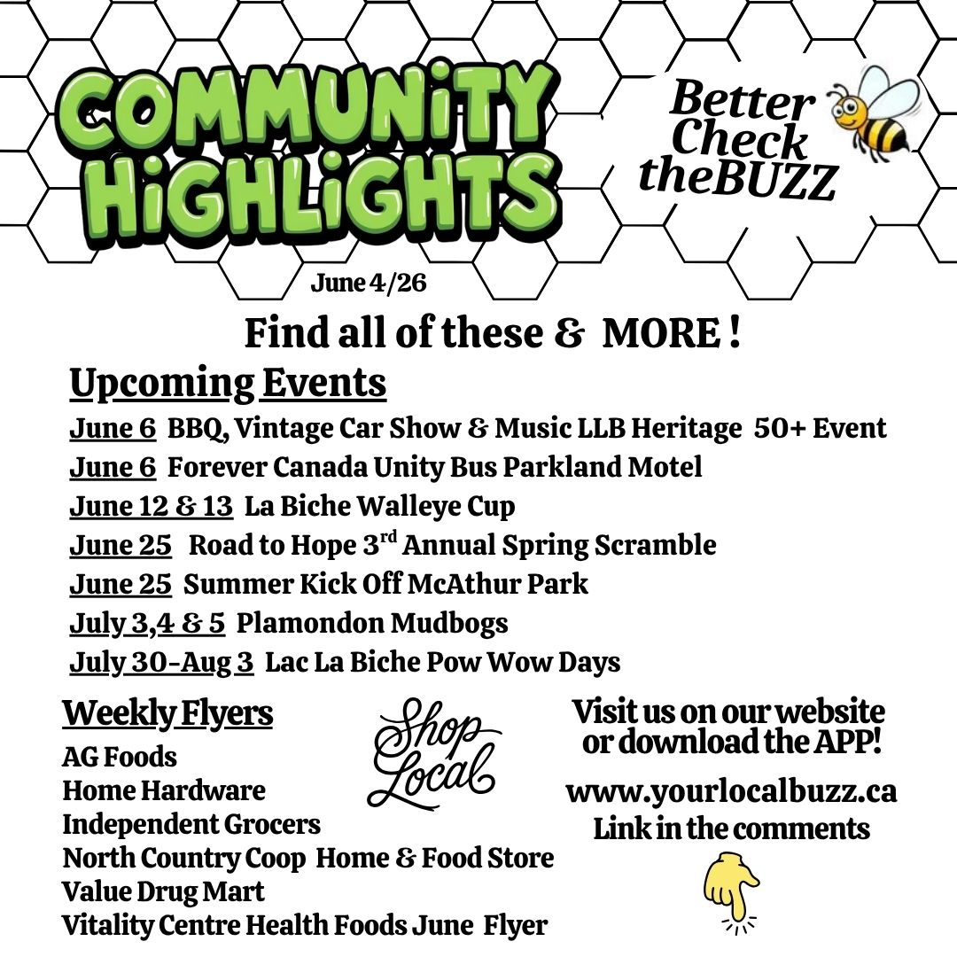 Your Local Buzz Update June 4,26.