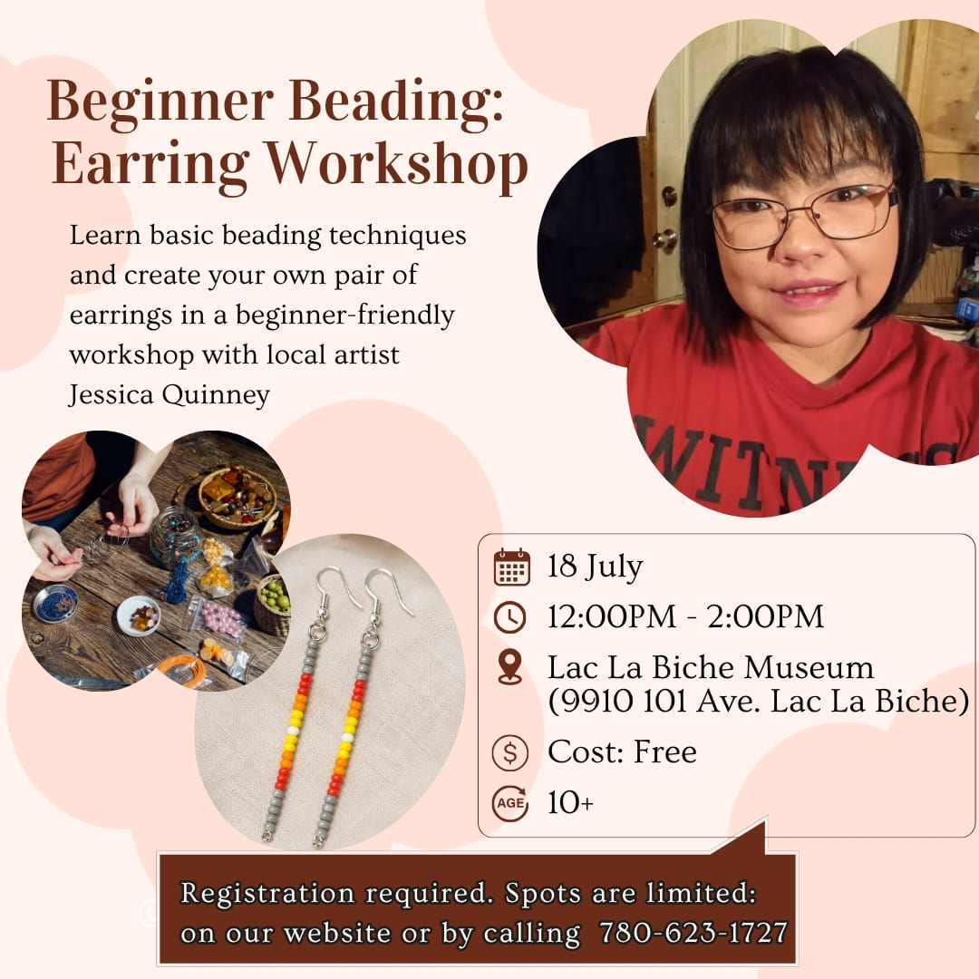 LLB Museum July 18, 2026 Beginner Beading.