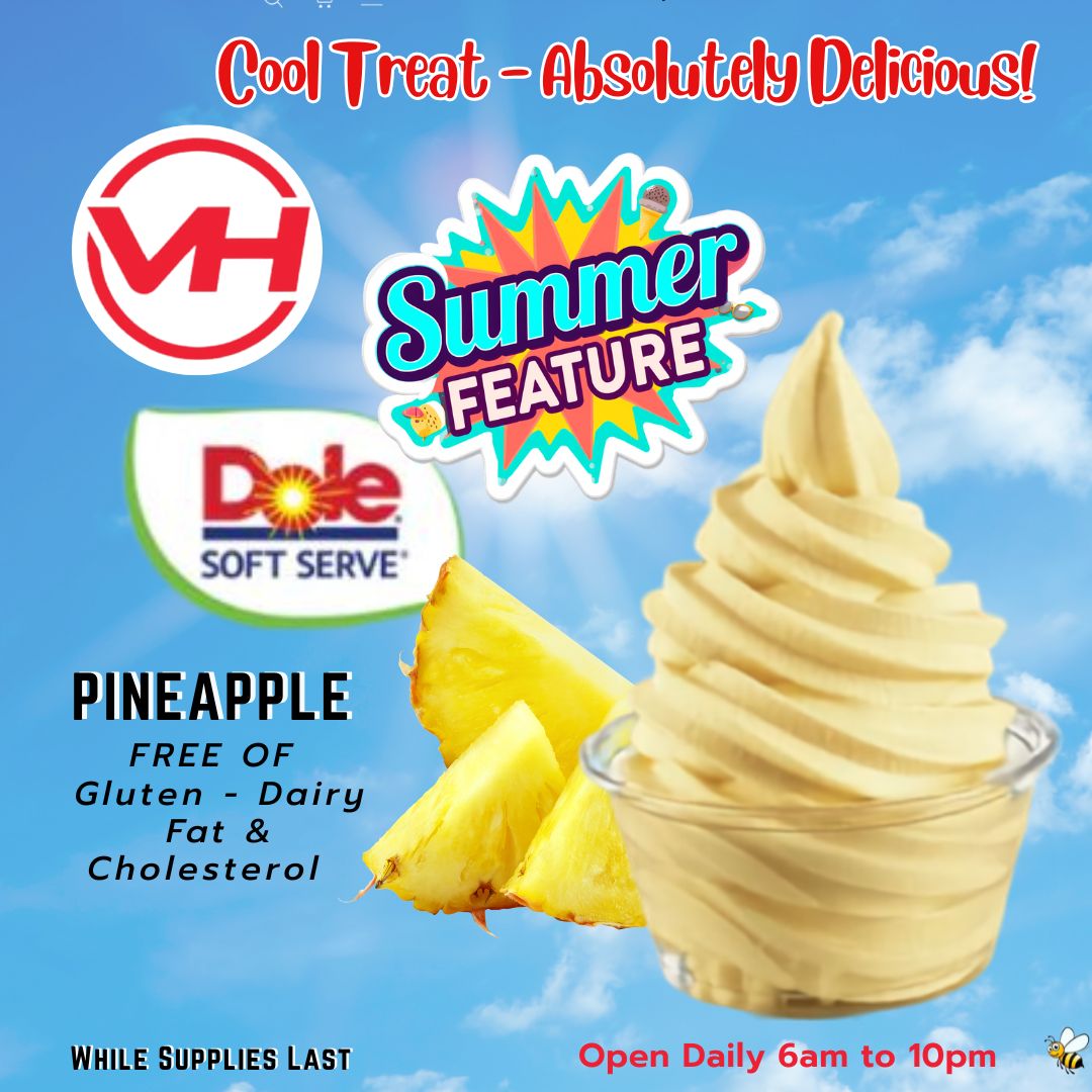 VH Cool Treat Dole Soft Serve Pineapple.