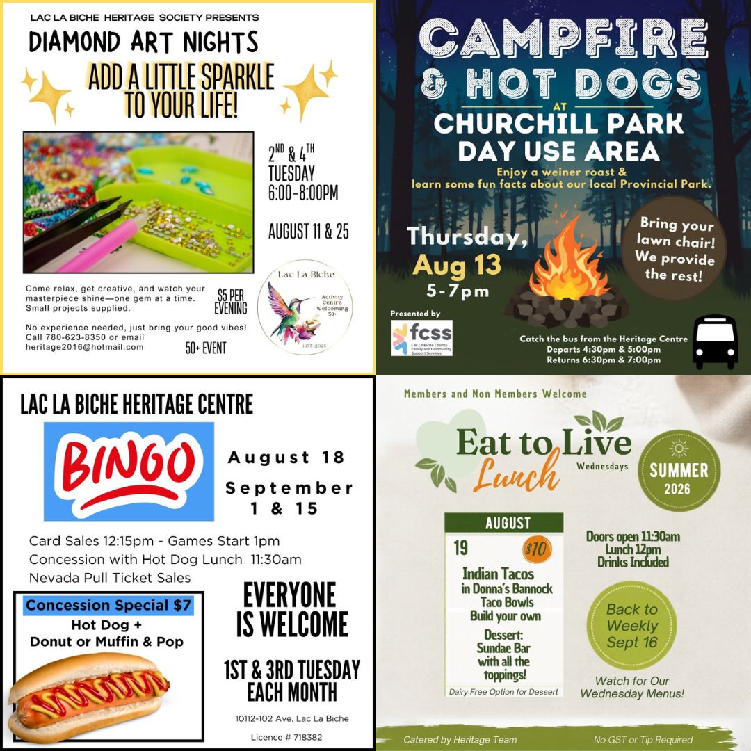 Heritage August events 2026.