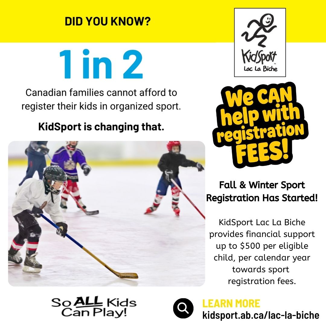 KidSport Fall Winter Sports Registration August 2026.