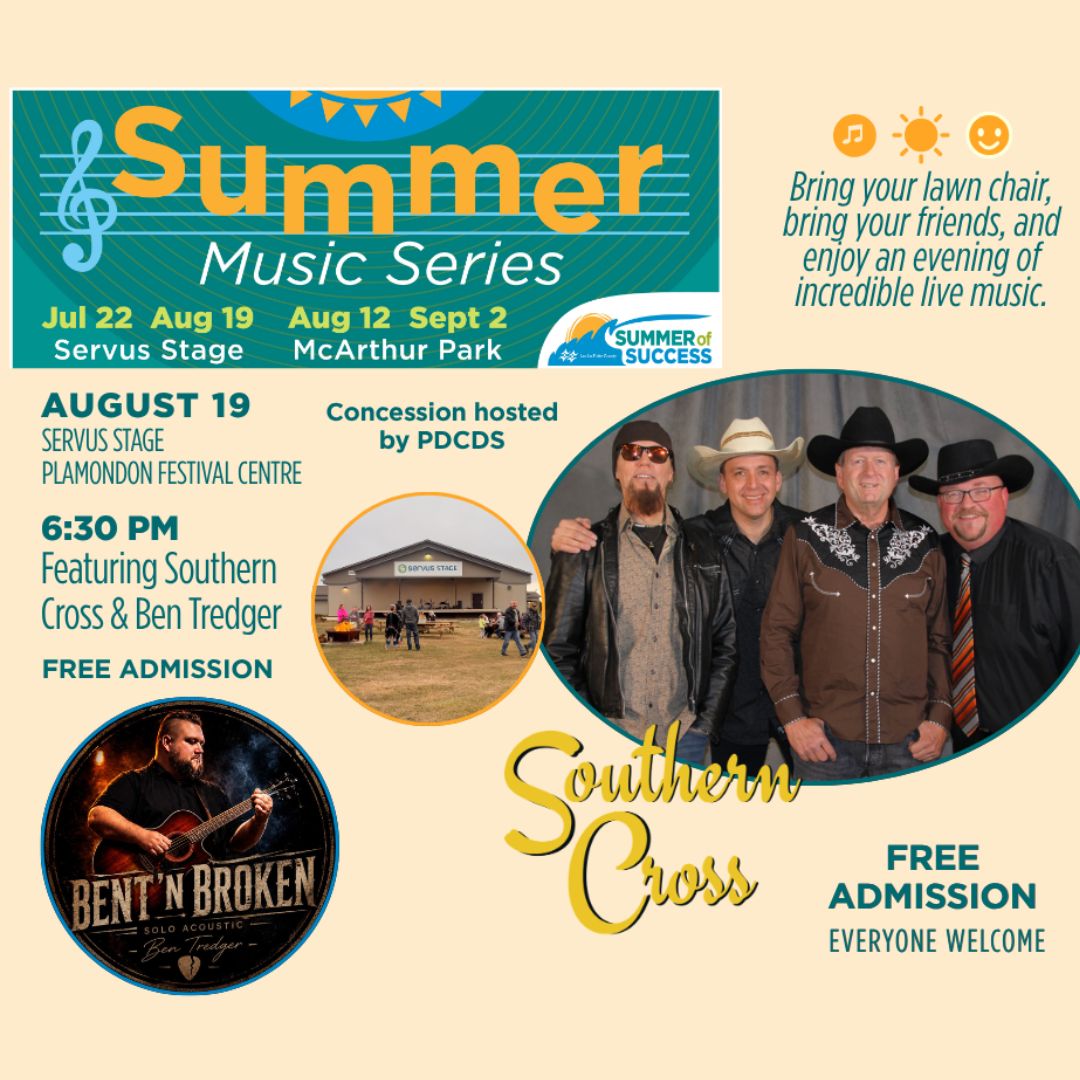 Lac La Biche County Summer Series August 19, 2026.