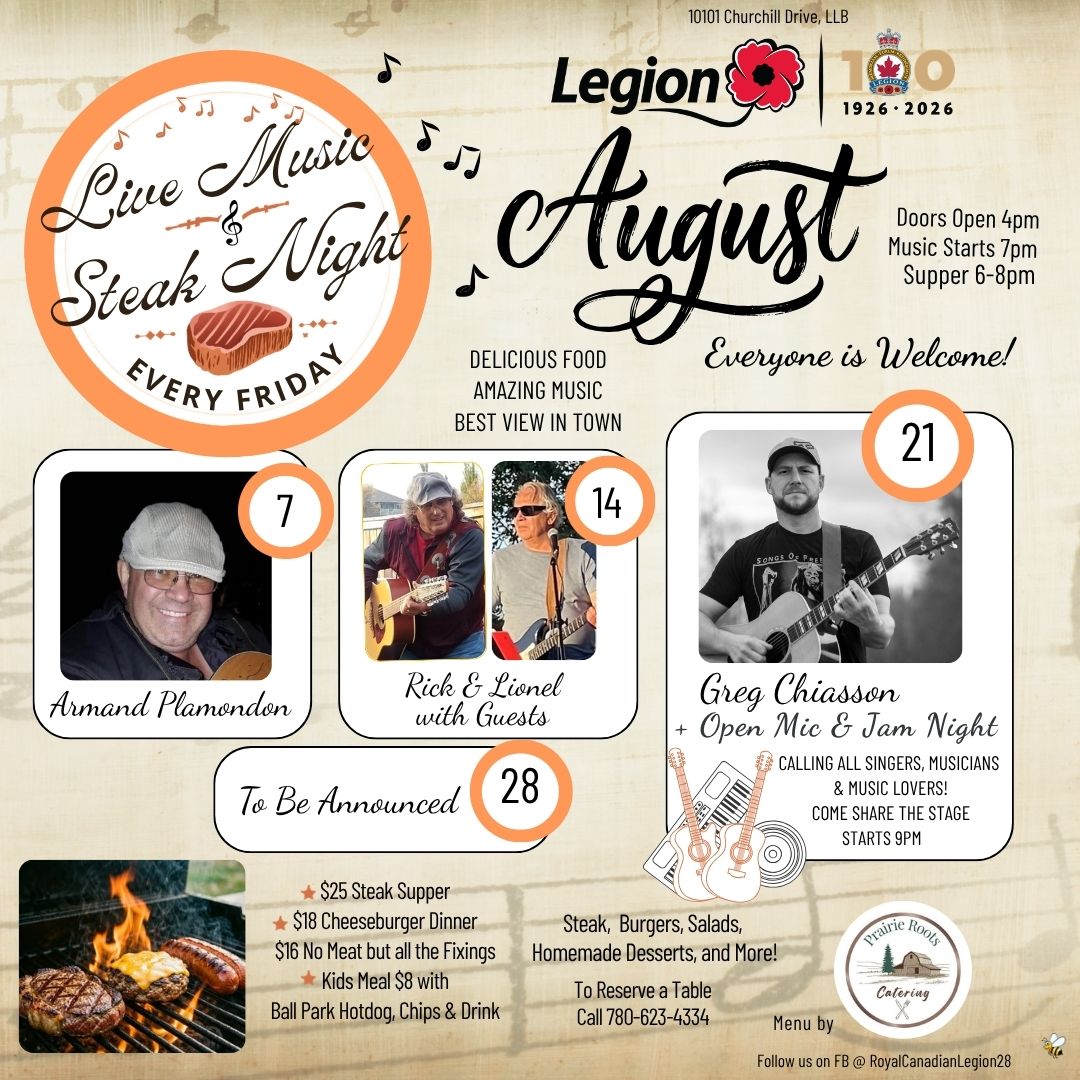 Legion Friday Nights in August 2026.