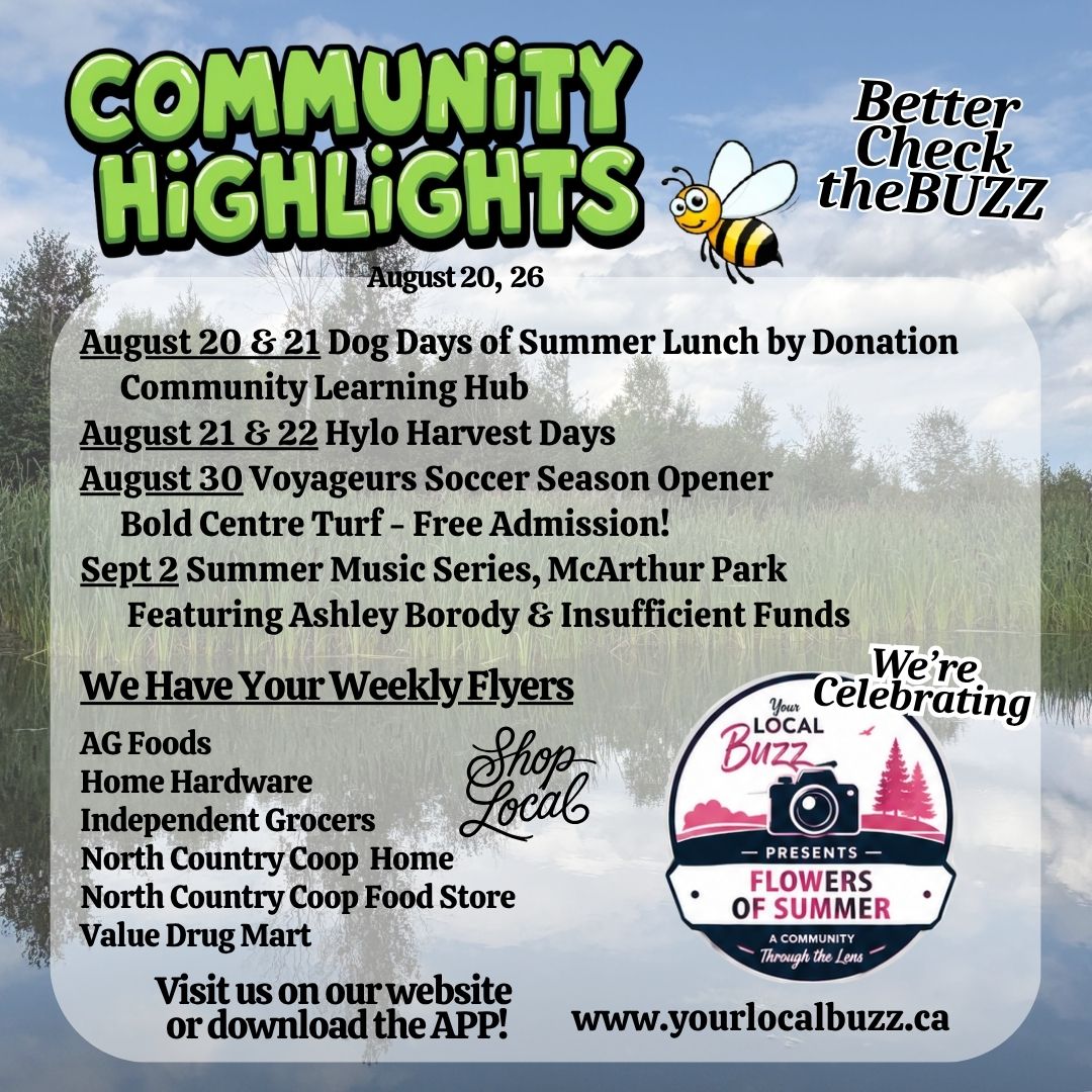 Your Local Buzz Update August 20 ,26.
