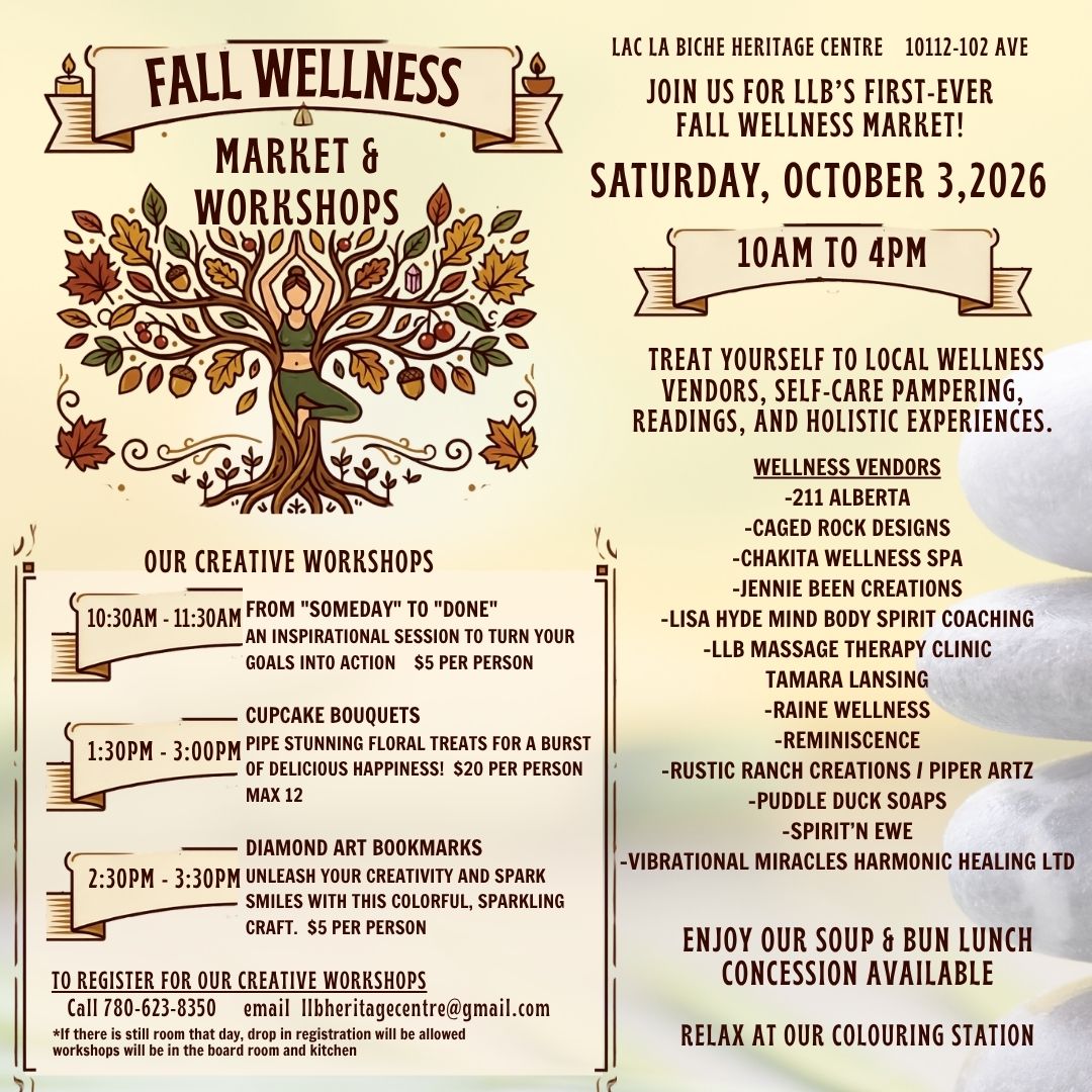 Fall Wellness Market Oct 3, 2026.