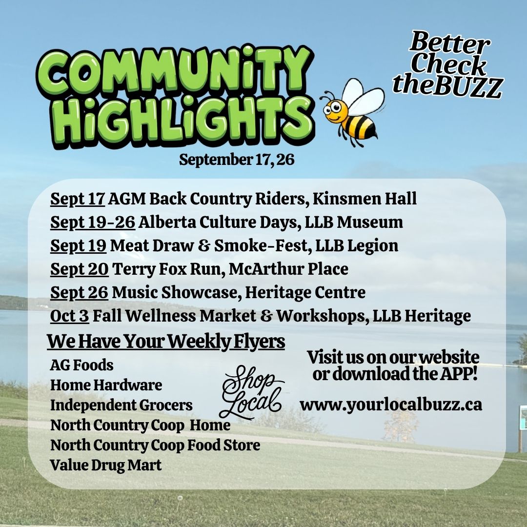 Your Local Buzz Update Sept 17 ,26.