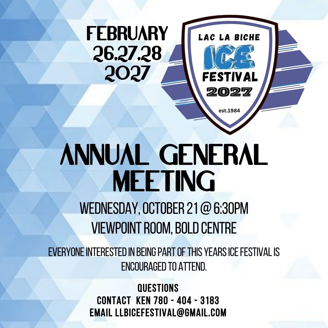 Ice Festival 2027 AGM.