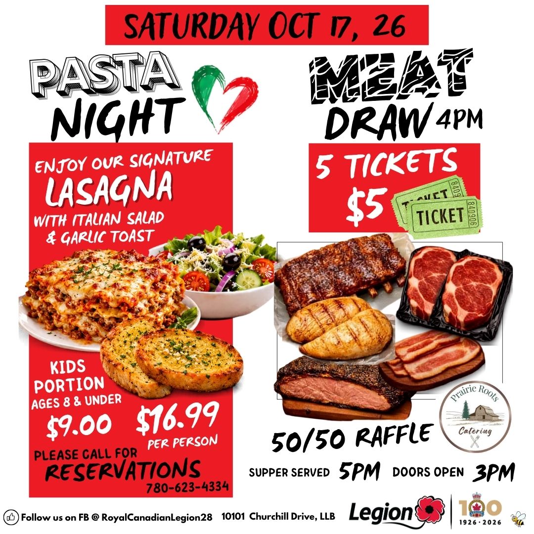 Legion Meat Draw Oct 17, 2026.