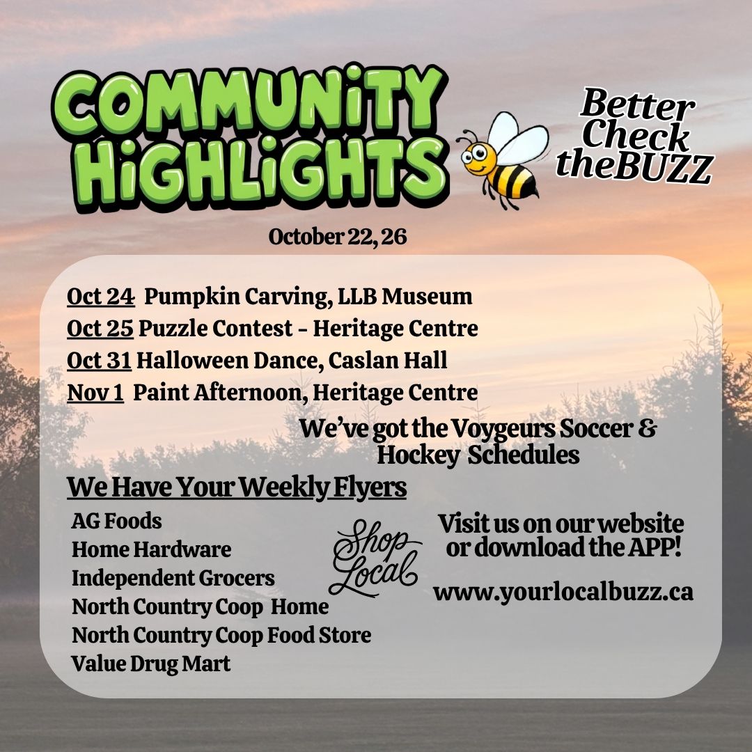 Your Local Buzz Update Oct 22, 26.